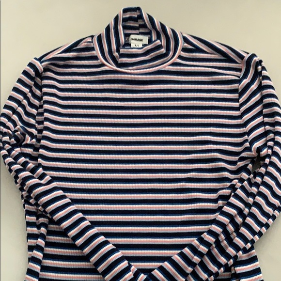 Ribbed Mock Neck Long Sleeve - Picture 4 of 5